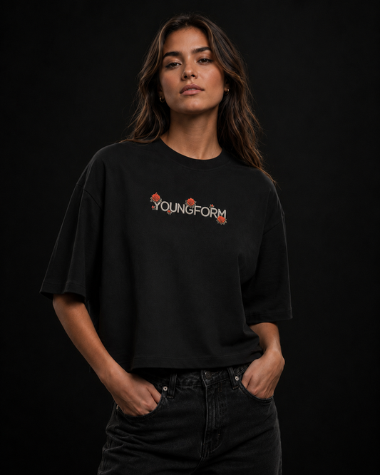 T-shirt YoungForm Women’s Oversized Crop Tee
